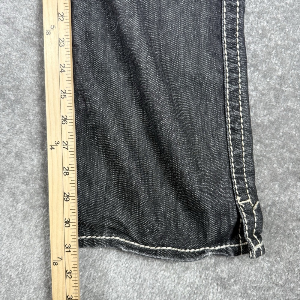 Silver Jeans Women's 31x32‎ Gray McKenzie Slim Bootcut Low Rise Pocket Flaps - Picture 8 of 10